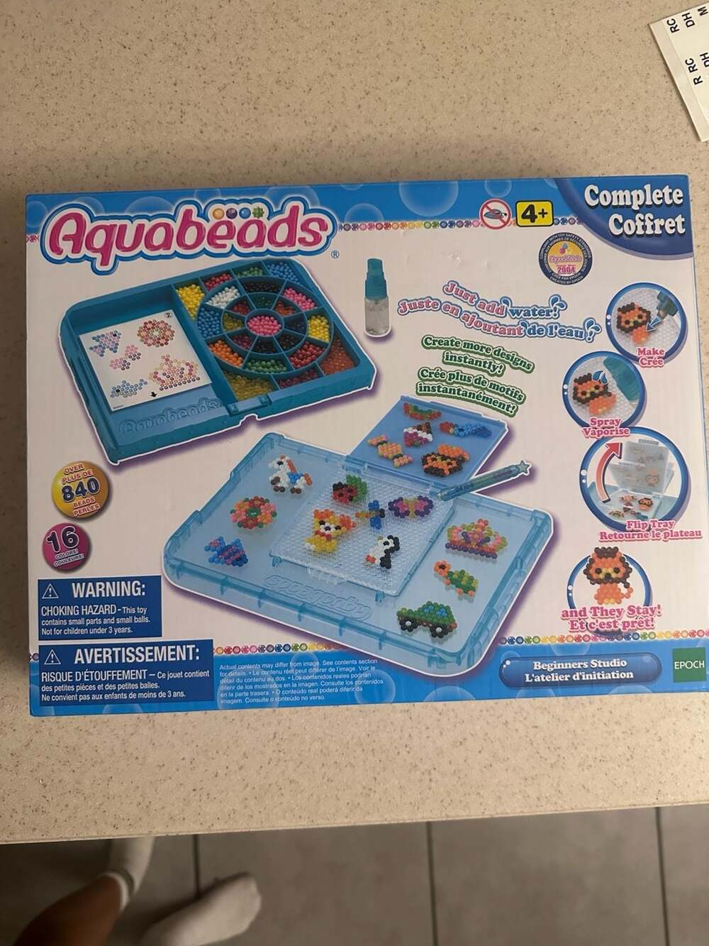 Aquabeads Beginners Studio Complete Craft Kit with 840+ Beads